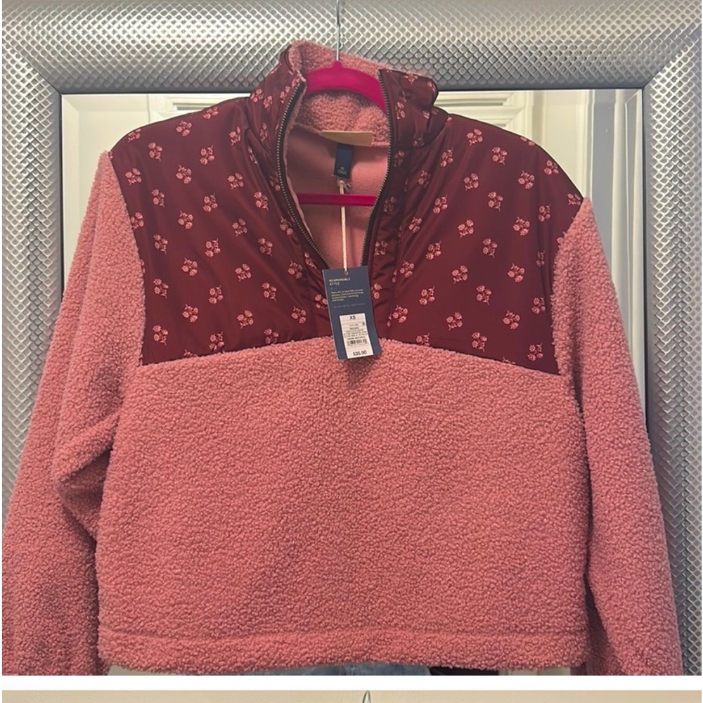 NWT ✅ Universal Thread ⭐️ Sherpa 3/4 Zippered Jacket